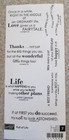 New Unmounted Stampin Up   full Of Life  Set Of 7 Wood Rubber Stamps Retired