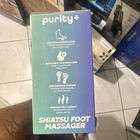Purity  Shiatsu Foot Massager Heated Kneading  Removable washable Liner  2 Heads