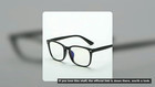Unisex Square Eyeglasses Fashion Full Frame Clear Lens Glasses Men Women
