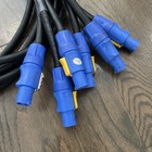 Socapex Soco 19 Pin To 6ft 6 Channel Powercon Blue Female Breakout Cable