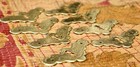 8 Nos Etched Brass Keyhole Plates  7278