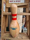 University  Bowl 800 Series Bowling Trophy Award Wooden  Resin Coated Pin 