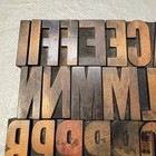 Vintage Letterpress Wood Type Hamilton Alphabet Letters Font Blocks  12 Line 