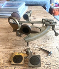 Sextant-vintage Brass-decorative -lots Of Features And Lens  Hand Held-movement