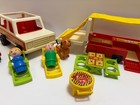 Vintage Fisher Price Little People Pop Up Camper  992 Complete W Figures Read