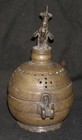 Antique Indian Ethnic Islamic Bronze Original Mughal Incense Burner Peacock   1