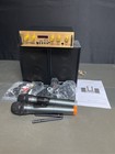 Home Karaoke System With Wireless Microphones   Speakers  Bluetooth Amplifier Se