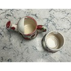 Ceramic Watering Can   Votive Candle Holder Spring Floral Butterfly Fairy Garden