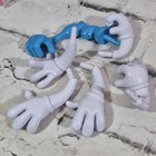 Mr Potato Head Replacement Pieces Large Lot Of 38pcs Arms Eyes Bags Mouths Noses