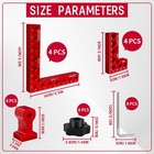 Crafom Corner Clamp For Woodworking  90 Degree With Box  Set Red