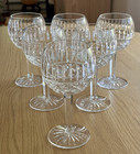 Set 6 Waterford Crystal Lismore Balloon Wine Glasses 7 1 8  12 Oz All Excellent