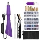 Hotfix Applicator Kit Rhinestone Setter Wand Tool W  3 Boxes Crystals Us Plug