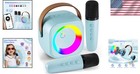 Portable Kids Karaoke Machine With 2 Wireless Microphones