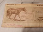 Vintage Craftaid Leather Template Horse Horses No  2530 Billfold Pattern Ranch