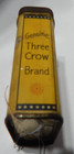 Vintage  Three Crow Red Pepper  Spice Tin Atlantic Spice Co Rockland  Me