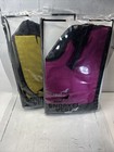 Sealbuddy Adults Pink  Yellow Inflatable Snorkle Vest With Mesh Bag Lot Of 2 New