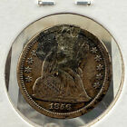 1856 Seated Liberty Dime Silver Love Token   A   Sp 1445