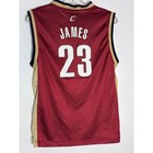 Reebok Lebron James Cleveland Cavaliers 23 Nba Jersey Youth Large Wine Red Gold