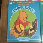 Set Of 4 Golden Book Paper Dolls New Uncut  Barbie pooh teddy Bear monchhichi