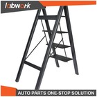 Labwork 4 Step Ladder Folding Step Stool Lightweight W  Wide Anti-slip Pedal