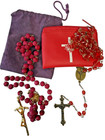 Vintage Catholic  Rosary Lot Of 17 Prayer Beads Religious Crucifix Necklaces