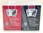 2 - Budweiser Decks Of Playing Cards - 1-black   1-red - New And Sealed
