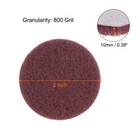 8pcs Drill Power Brush 2 Inch Tile Scrubber Scouring Pads 800 Grit
