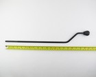 3 Black Floor Tom Legs With Rubber Feet 9 5mm X 510mm Black Coated   3 8  X 20  