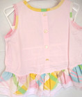 Vintage Little Girl 18mo  Sun Dress Pastel Pink Vintage Fabrics  Linens  Lace