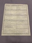 Genuine Original 1952 Studebaker Champion Coupe Nc Car Title 5990