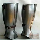 18 Gauge Medieval Pair Of Leg Greaves Knight Leg Armor Warrior Halloween Gift