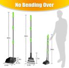 Pooper Scooper  Dog Pooper Scooper Long Handle Stainless Metal Tray And Rake For