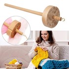 Yarn Spindle Diy Drop Spindle With Notch Yarn Spinning Ergonomic Carved Liberal