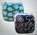 Alvababy Baby Boy Reusable Swim Diapers For 0-8 Months  Waterproof  Upf 30 