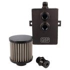 Qsp Aluminum Oil Catchtank 1 6 Litre An10 Dash 10 Black