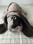 Pound Puppies Gray   Brown 1985 Tonka 18  Plush Stuffed Puppy Vintage Dog Animal