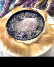 Amethyst Pyrite Witchcraft Witch Folk Magic Hoodoo Power Altar Stones Amulet A28