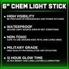 Emergency Glow Sticks - 12 Ultra Bright Individually Wrapped Military Grade C   