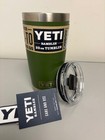 Last One Olive Green  Yeti   20 Ounce Rambler   - Authentic Discontinued - Mag Lid