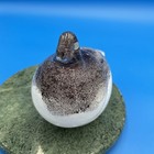 Old Vintage Retro Haparanda Glasbruk Sweden Art Glass Bird Figure