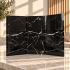 20 Pack Peel   Stick Backsplash Tiles Black White Vein Marble Look 12x24 Nominal