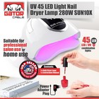 Nail Dryer Led Lamp Uv Light Polish Gel Curing Machine Electric Manicure 280w