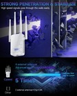 Wifi Extender Internet Booster  Long Range Repeater Wireless Routers Amplifie   