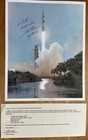 Apollo 13 Astronaut Fred Haise Autograph Photo  official Nasa Liftoff Photo 