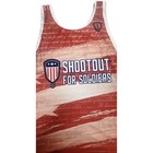  shootout For Soldiers  Reversible Lacrosse Jersey Red White Blue 1776 Usa Flag