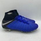 Nike Hypervenom Phantom 3 Elite Df Fg Soccer Cleats Mens Size 9 Racer Blue