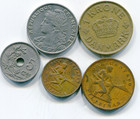 World Coins Lot Of  5  Vintage Items   Lotjan3942
