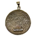 Bronze Talisman Of Archangel Michael Amulet Angel Necklace - Ceremonial Magic 