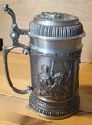 Vintage German Pewter Beer Stein     Rembrandt Van Rijn Commemorative