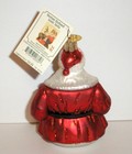 2022 Norman Rockwell Santa -old World Christmas - Blown Glass Ornament New W tag